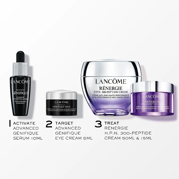 Lancome Advanced Genifique (conc/10ml + cr/50ml + cr/15ml + eye/cr/5ml) Set