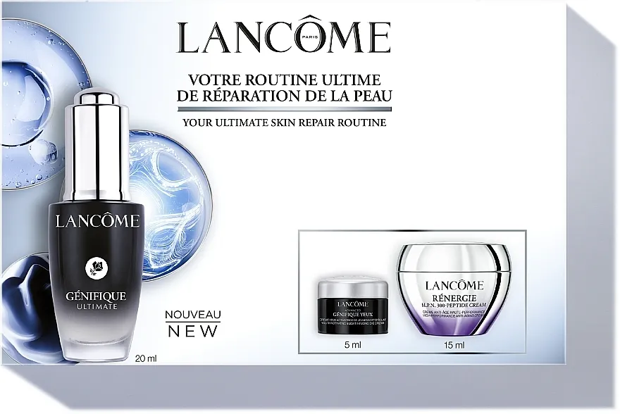 Lancome Genifique Starter Kit Set (ser/20ml + eye/cr/5ml + cr/15ml) Set za negu lica