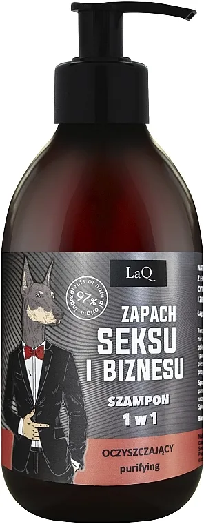 LaQ Doberman Elegant Purifying Shampoo Šampon za muškarce 1 u 1 Doberman