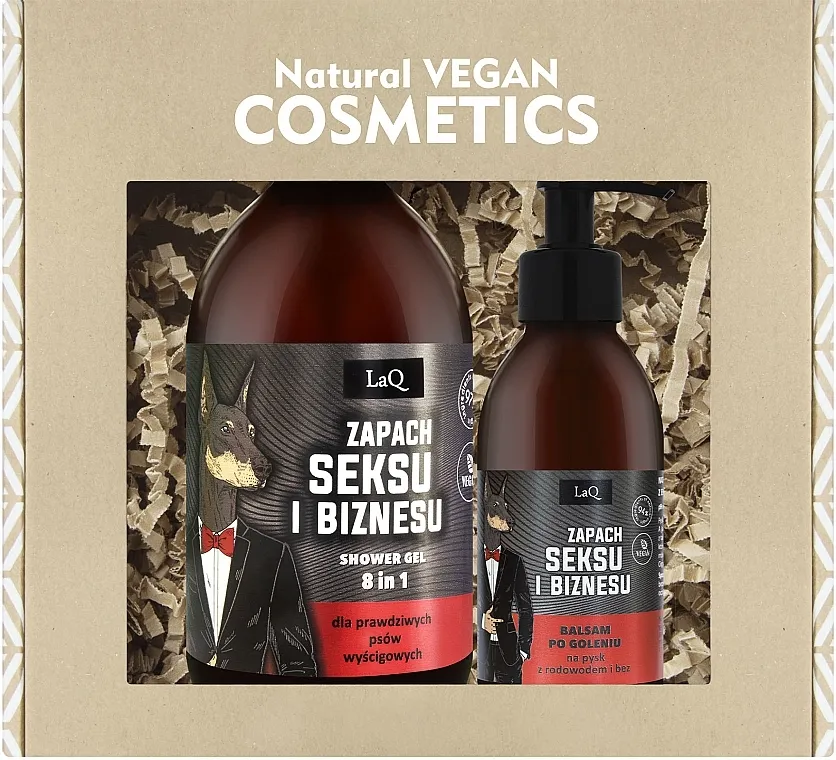 LaQ Doberman (sh/gel/500ml + ash/balm/150ml) Set