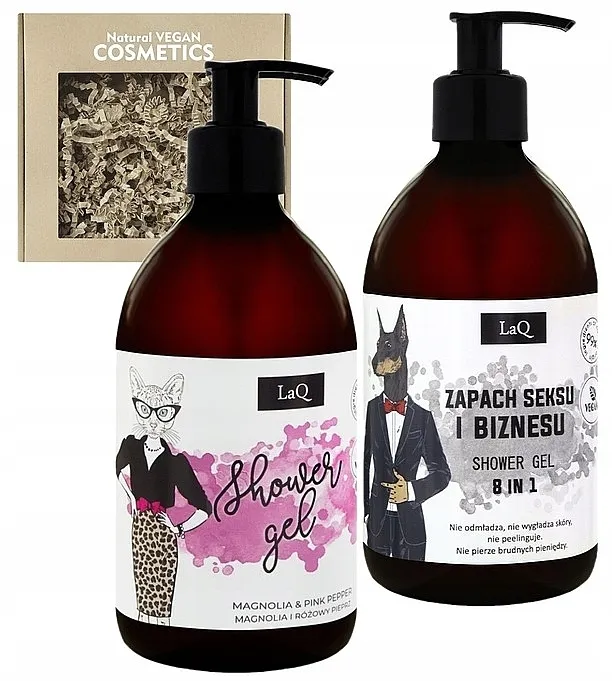 LaQ Dobermann &amp; Magnolia (sh/gel/2x500ml) Set