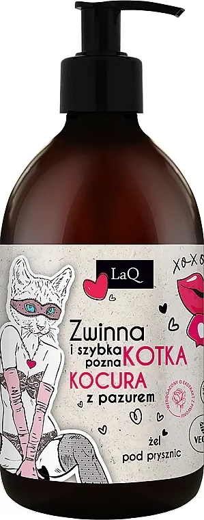 LaQ Gel za tuširanje sa mirisom božura