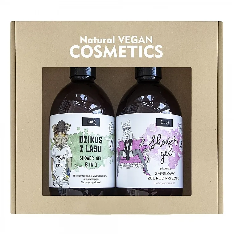 LaQ Peony &amp; Wild Boar Set (sh/gel/2x500ml)