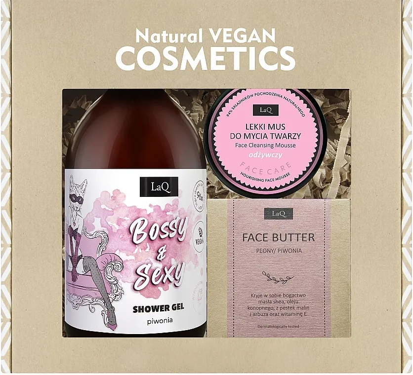 LaQ Set (sh/gel/500ml + f/mousse/100ml + f/butter/50ml)