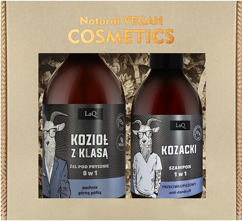 LaQ (sh/gel/500ml + shm/300ml) Kozjački Set