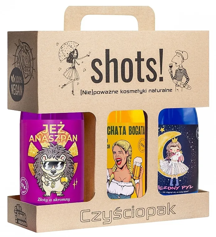 LaQ Shots! Set (sh/gel/3x500ml)
