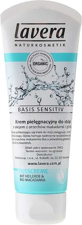 Lavera Basis Sensitiv Foot Cream Bio krema za noge