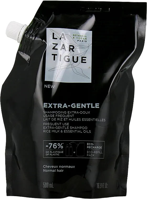 Lazartigue Extra-Gentle Shampoo (Refill) Posebno nežni šampon za čestu upotrebu