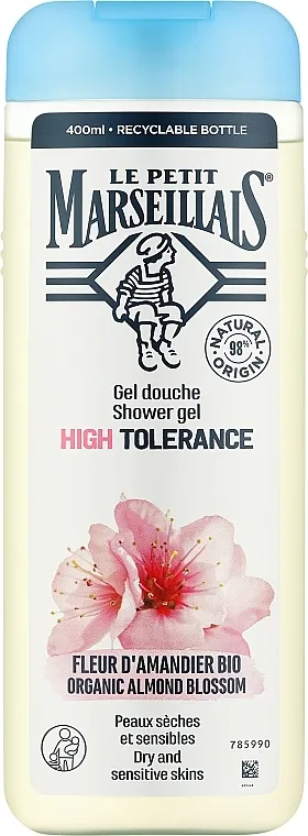 Le Petit Marseillais High Tolerance Almond Blossom Softening Shower Gel Gel za tuširanje s cvijetom badema