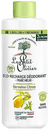Le Petit Olivier Eco-Refill Fresh Lemon Verbena Deodorant Dezodorans sa ekstraktom verbene i limuna