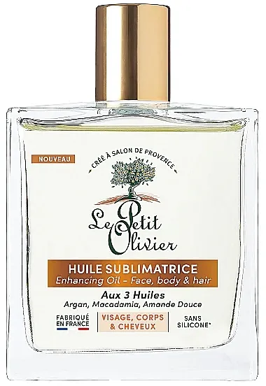 Le Petit Olivier Enhancing Oil With Argan, Macadamia And Sweet Almond Oils Multifunkcionalno suvo ulje za lice, telo i kosu
