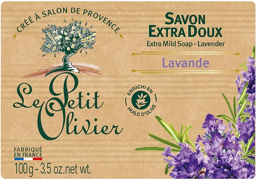 Le Petit Olivier Extra mild soap Lavender Ekstra nježni sapun s ekstraktom lavande