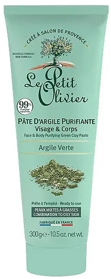 Le Petit Olivier Face &amp; Body Purifiying Green Clay Paste Pasta za čišćenje lica i tijela sa zelenom glinom