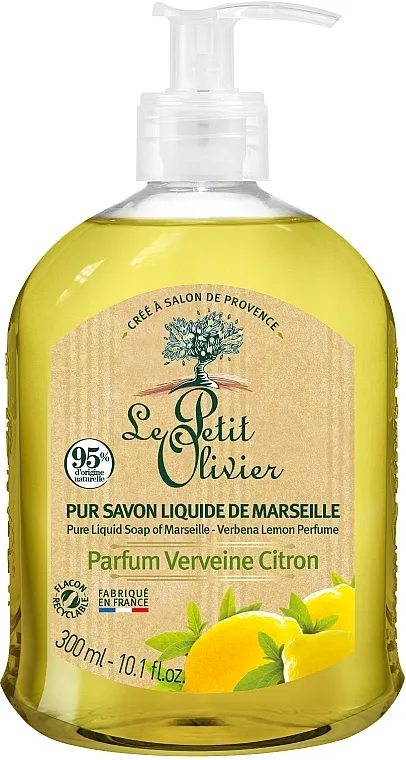 Le Petit Olivier Vegetal Oils Soap Tekući sapun s aromom limuna i verbene