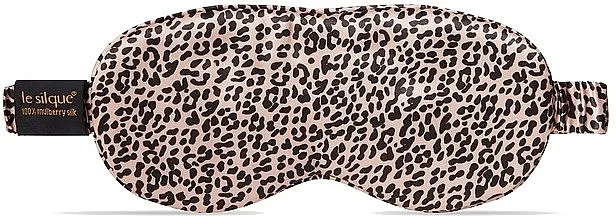 Le Silque Luxury Silk Pure Mask Leopard Svilena maska za oči za spavanje, sa leopard printom