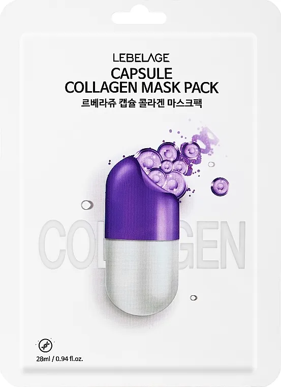 Lebelage Dr. Capsule Collagen Mask Pack Maska u maramici sa hidrolizovanim kolagenom