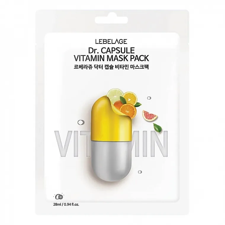 Lebelage Dr. Capsule Vitamin Mask Pack Maska za lice u maramici