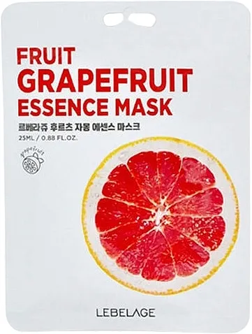 Lebelage Fruit Grapefruit Essence Mask Sheet maska za lice sa ekstraktom grejpfruta