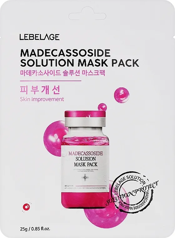 Lebelage Madecassoside Solution Mask Maska za lice u listićima