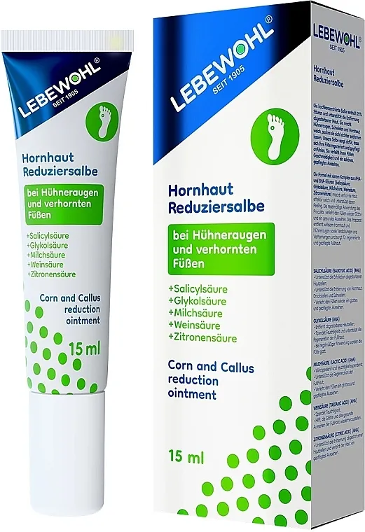 Lebewohl Corn And Callus Reduction Ointment Mast za žuljeve i zadebljanja