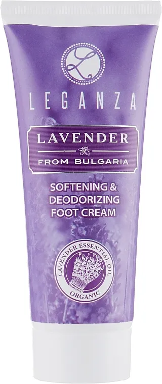 Leganza Lavander Softering &amp; Deodorizing Foot Cream Ublažavajuća dezodorišuća krema za stopala