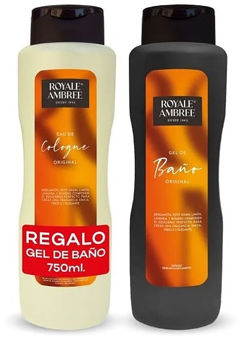 Legrain Royale Ambree Set (edc/750ml + sh/gel/750ml)