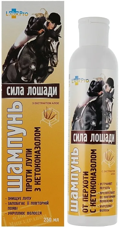 LekoPro Šampon protiv prhuti "Horse Power" s ekstraktom aloe