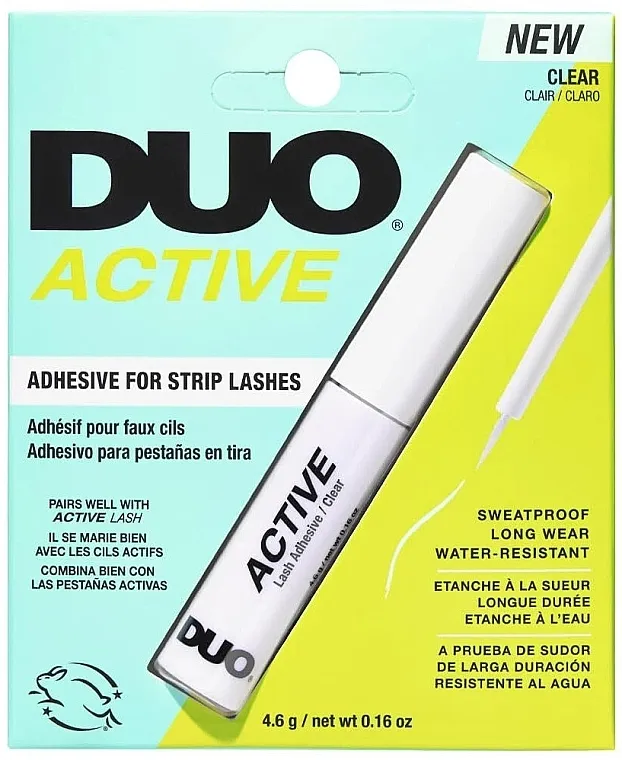 Lepak za veštačke trepavice Ardell Duo Active Clear Brush On Adhesive For Strip Lashes