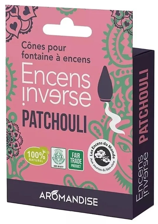 Les Encens du Monde Aromandise Patchouli Cones Kupasti tamjan