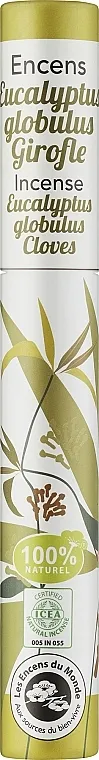 Les Encens du Monde Herbosense Incense Eucalyptus &amp; Cloves Mirisni difuzor