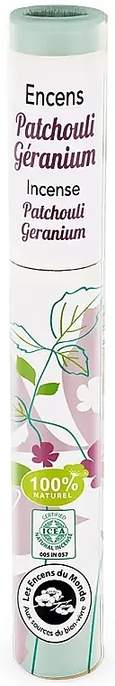 Les Encens du Monde Herbosense Incense Patchouli Geranium Mirisni difuzor