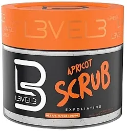 Level3 Apricot Scrub Piling za lice