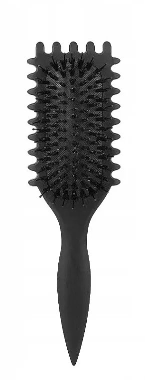 Lewer Curls Define Brush Četka za kovrdžavu kosu sa divljim čekinjama, crna