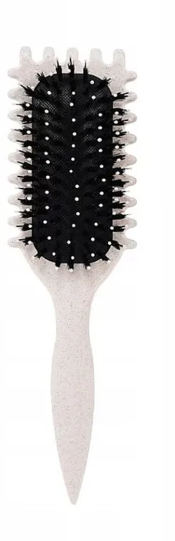 Lewer Curls Define Brush Četka za kovrdžavu kosu sa dlakom divlje svinje, bež