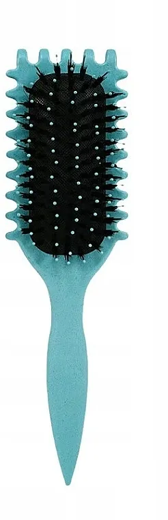 Lewer Curls Define Brush Četka za kovrdžavu kosu sa dlakom od divlje svinje, zelena