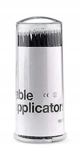 Lewer Micro Applicators Mikro aplikatori za trepavice, crni, 100 kom