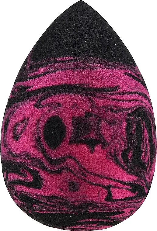 Lewer Mramorni beauty blender, crveni i crni