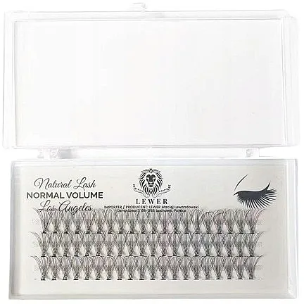 Lewer Natural Lash Normal Volume Los Angeles Veštačke individualne trepavice, 12 mm B, 60 kom.