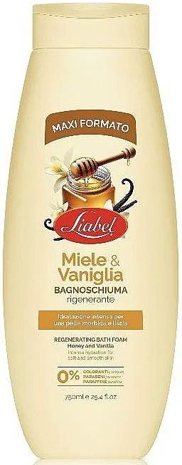 Liabel Regenerating Bath Foam Honey &amp; Vanilla Gel za tuširanje i kupku Med i vanila