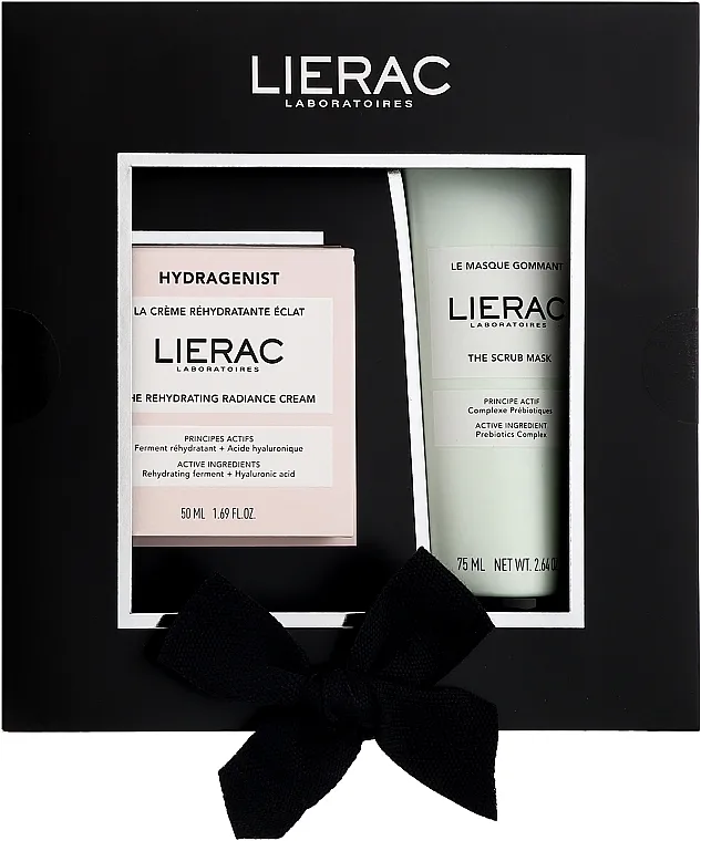 Lierac Hydragenist (f/cr/50ml + scrub/mask/75ml) Set