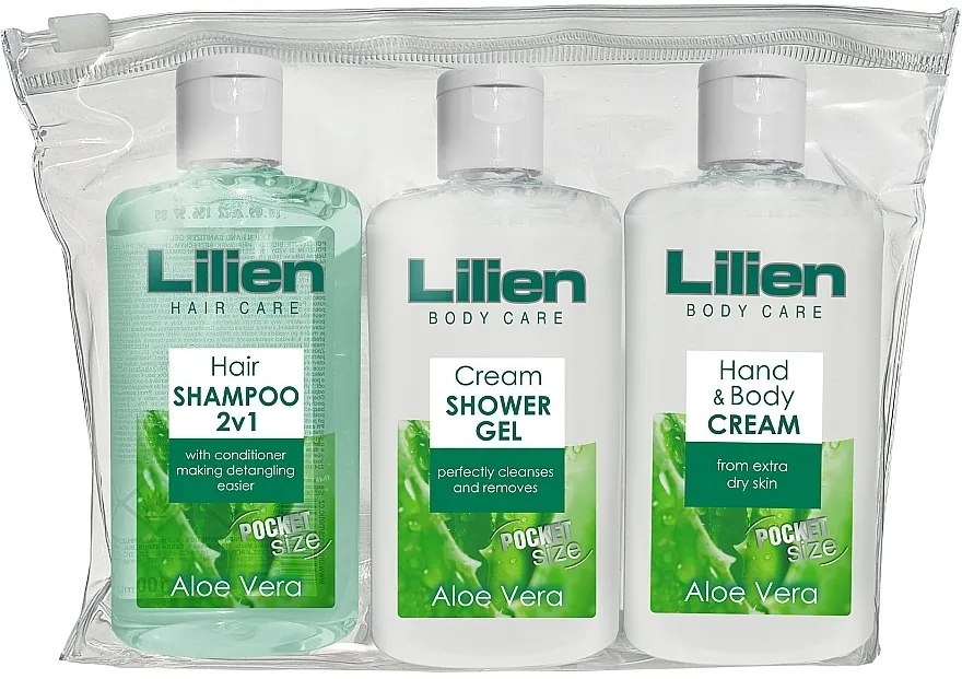 Lilien Travel (sh/cond/100ml + sh/gel/100ml + body/cr/100ml) Set