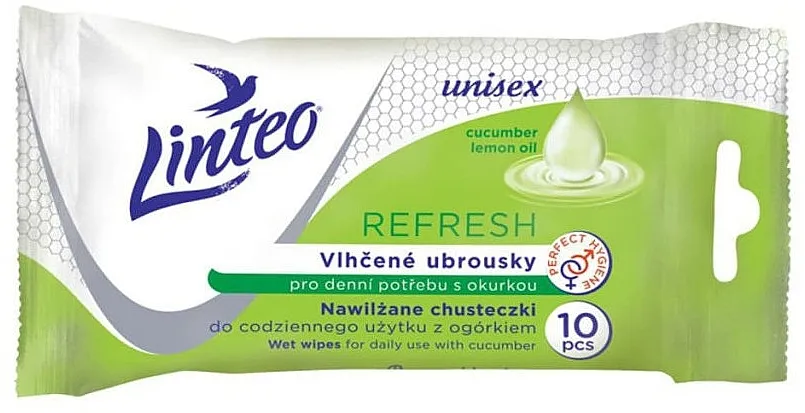 Linteo Refresh Vlažne maramice, 10 kom