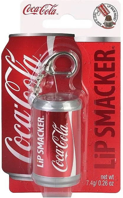 Lip Smacker Coca-Cola Lip Balm Balzam za usne Coca-Cola + privezak