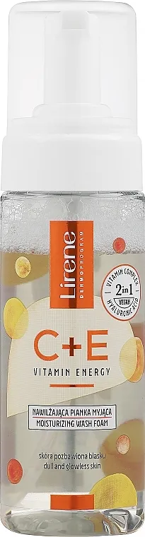 Lirene C + E Moisturizing Face Cleansing Foam Hidratantna pjena za čišćenje lica
