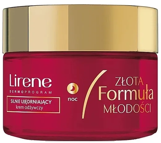 Lirene Dermo Program Noćna krema za lice Zlata formula mladosti 60+