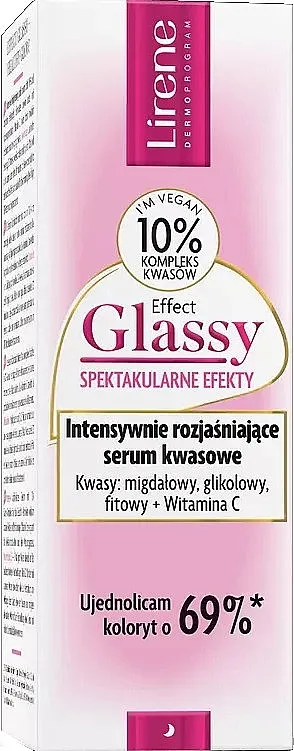 Lirene Effect Glassy Serum Intenzivno posvetljujući kiselinski serum