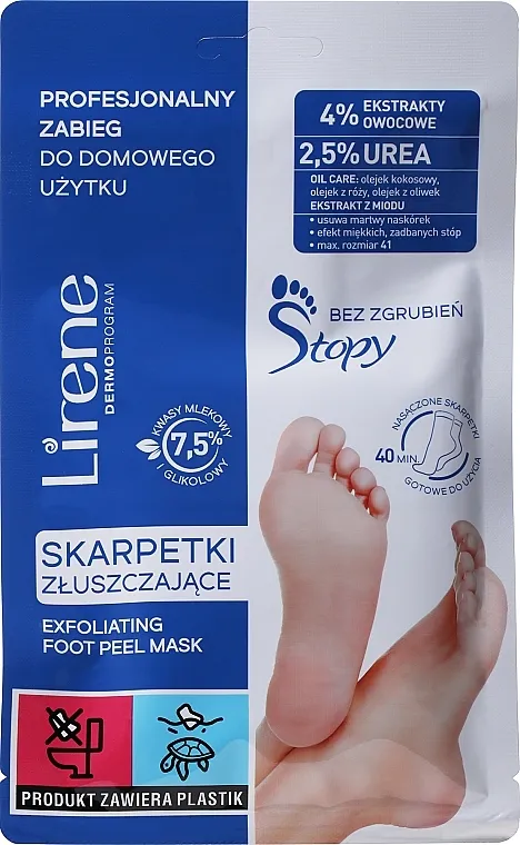 Lirene Piling maska-čarape za stopala