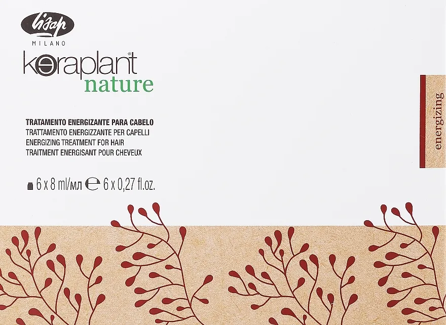 Lisap Keraplant Nature Energizing Treatment (kartonsko pakovanje) Balzam protiv opadanja kose u ampulama