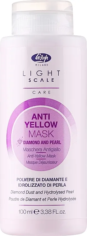 Lisap Light Scale Anti Yellow Mask Maska protiv žutih tonova sa ljubičastim pigmentom