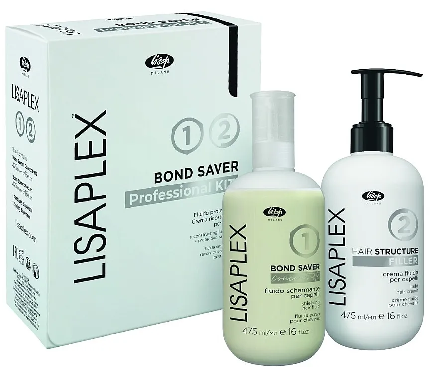Lisap Lisaplex Bond Saver (h/fluid/475ml + h/filler/475ml) Set